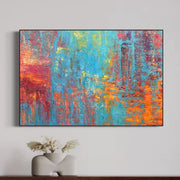 Invoice for a stretched painting RIOT OF COLORS in size 48" x 72" for dlk0212@yahoo.com