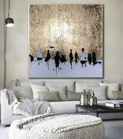 Invoice for 10 paintings SKY OF GOLD each in size 46"x46" and stretched with a black frame for Al Marzouk Farouq