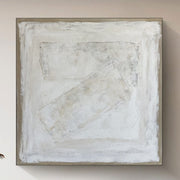 Arte abstracto en blanco, beige y morado. | YOUTH