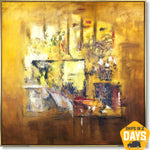 GOLDEN ELEGANCE 60"x60"