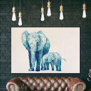 Decoración de elefante Decoración de pared de elefante Arte de pared de elefante Lienzo de elefante | STROLL