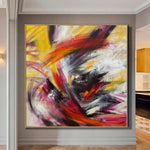 Grandes pinturas abstractas coloridas sobre lienzo Pintura al óleo acrílica original Arte moderno de bellas artes Arte de pared contemporáneo | MARVELOUS DREAM