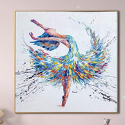 Original Abstract Ballerina Painting Modern Wall Art Impasto Oil Painting Colorful Ballet Art Wall Decor | BALLERINA MARGO - Trend Gallery Art | Original Abstract Paintings