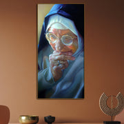 Pinturas de retratos personalizados de foto abstracta colorida mujer pintura al óleo figurativa hecha a mano arte pared decoración | PAINTING FROM PHOTO #13
