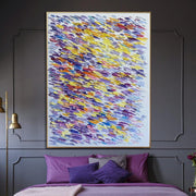 Pintura de empaste abstracta original sobre lienzo Pintura al óleo colorida Arte fino texturizado Arte moderno hecho a mano | SUN AFTER RAIN