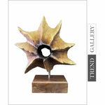 Estatuilla de madera original Estrella de mar abstracta Escultura moderna creativa Decoración de mesa Arte de escritorio de madera | STARFISH 16"x14"