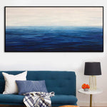 Pinturas abstractas originales del paisaje marino en la lona Ocean Acrylic Sea Wall Art Ocean Fine Art | ENDLESS OCEAN