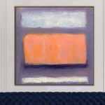 Pintura en lienzo de Mark Rothko, pintura abstracta, lienzo de arte púrpura, pintura acrílica moderna estilo Rothko, pintura abstracta minimalista | PARALLEL SPACE