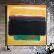 Pinturas abstractas de Mark Rothko sobre lienzo, arte expresionista, arte de pared texturizado moderno, arte hecho a mano, pintura de estilo Rothko, decoración de pared | ABSTRACT HORIZON