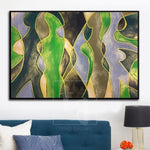 Pinturas de sombras abstractas sobre lienzo Pintura colorida original Pintura al óleo contemporánea grande Resumen | SOUL REFLECTION
