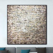 Pintura marrón Pinturas abstractas originales sobre lienzo Pintura beige | GREAT WALL OF CHINA