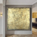 Lienzo de pintura de gran tamaño Arte de sala de estar abstracto minimalista moderno original | HONEY