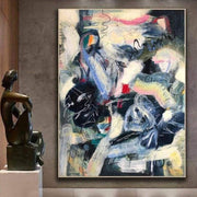 Grandes pinturas acrílicas coloridas abstractas sobre lienzo Arte de pared moderno Arte contemporáneo Obra de arte original | IN MY MIND