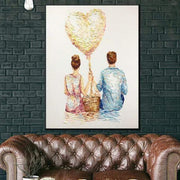 Pintura familiar Amor Obra de arte Regalo para esposo | PICNIC