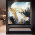 Arte de pared de gran tamaño original de pintura abstracta | AUTUMN MEMORY